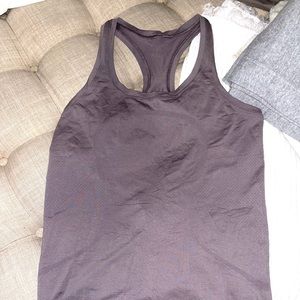 Mauve/ purple lululemon swiftly tech racerback tank